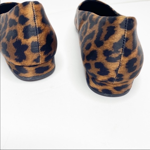 ZARA Animal Print Black Point Toe Flat with Heel Size 6 - Picture 8 of 9